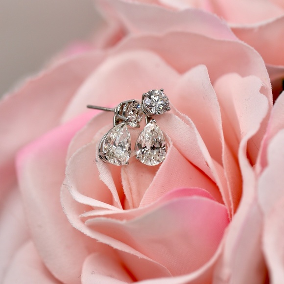 Tiffany & CO. Diamond Earrings - Picture 6 of 14
